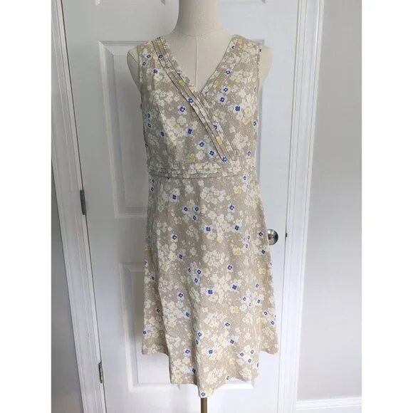 freya linen dress The Freya Linen Dress White – Everythings Rosie main image 1